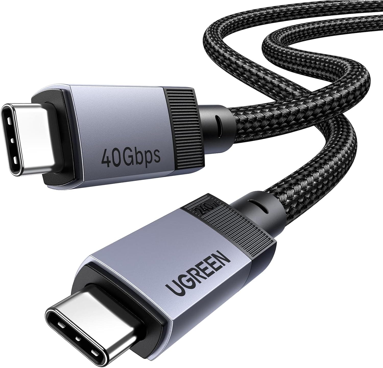 UGREEN 3.3 Feet 240W USB-C to USB-C Fast Charging Cable with PD 3.1 Technology, Backward Compatibility, and Durable Design for Laptops and Smartphones — 1 of 3