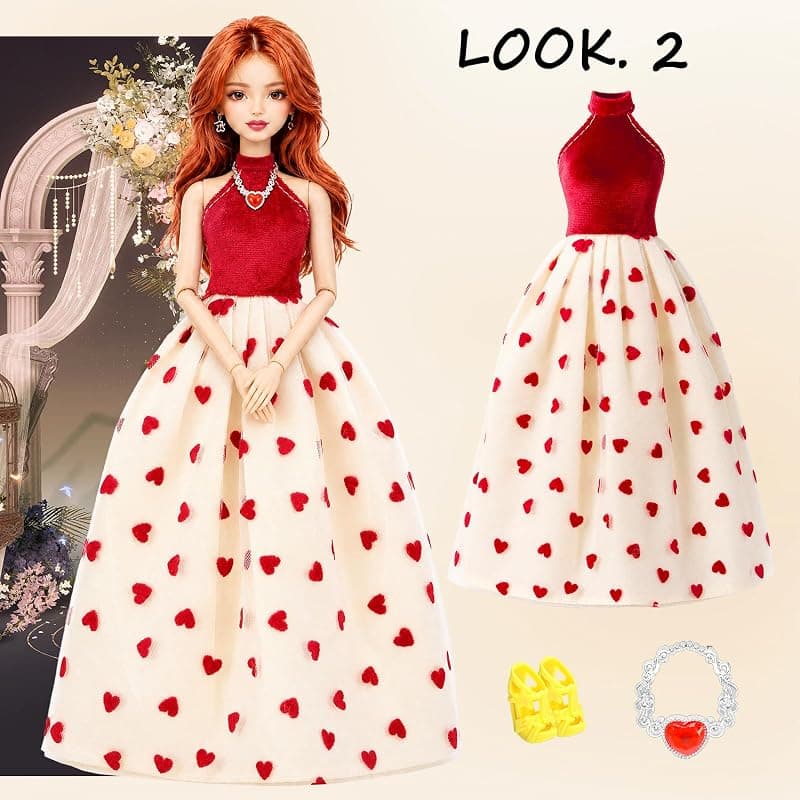 Fashion Girl Doll Clothes Accessories Set with 21 Pieces Designed for 11.5 Inch Fashion Dolls for Endless Styling Play and Creative Outfits — 3 of 5