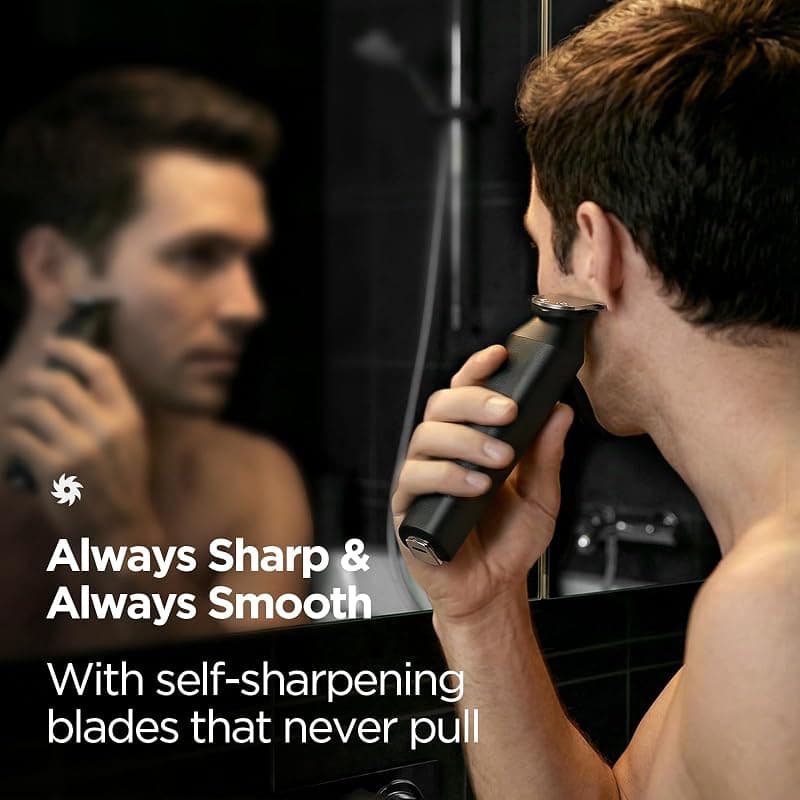 Yineel HC600 Beard Trimmer for Men All-in-One Cordless Grooming Kit Waterproof Electric Razor and Hair Clipper with Precision Blades — 5 of 5