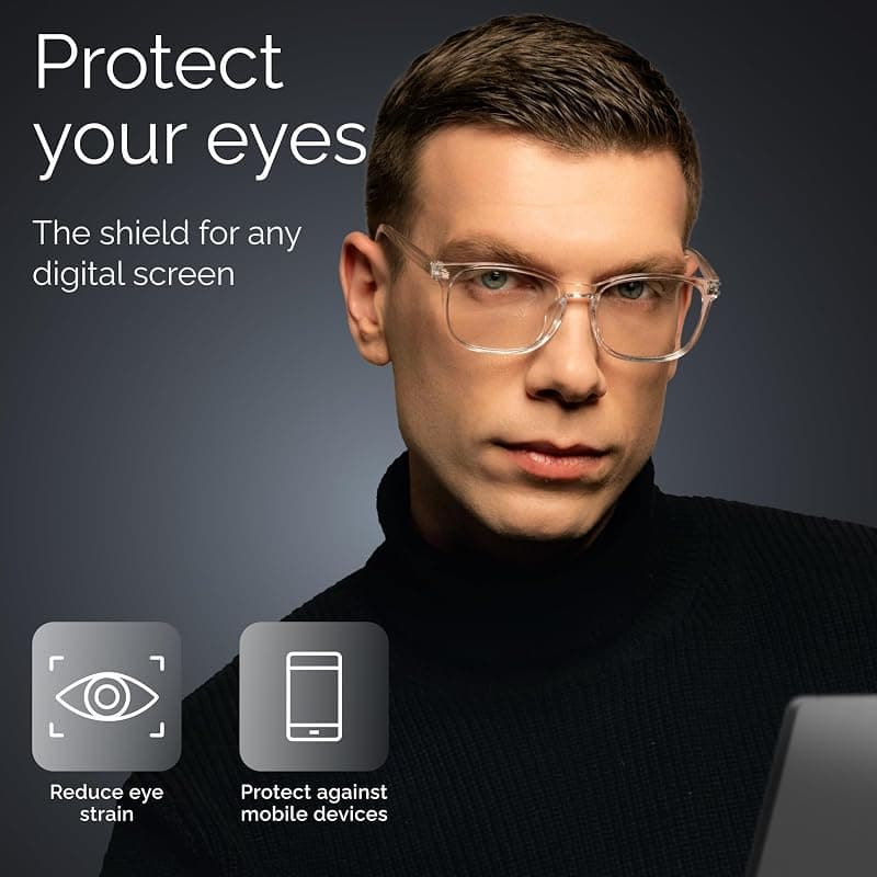livho High Tech Blue Light Glasses with Advanced Computer Screen Fatigue Reduction and Full UV Protection Lenses for Everyday Digital Eye Strain — 2 of 5