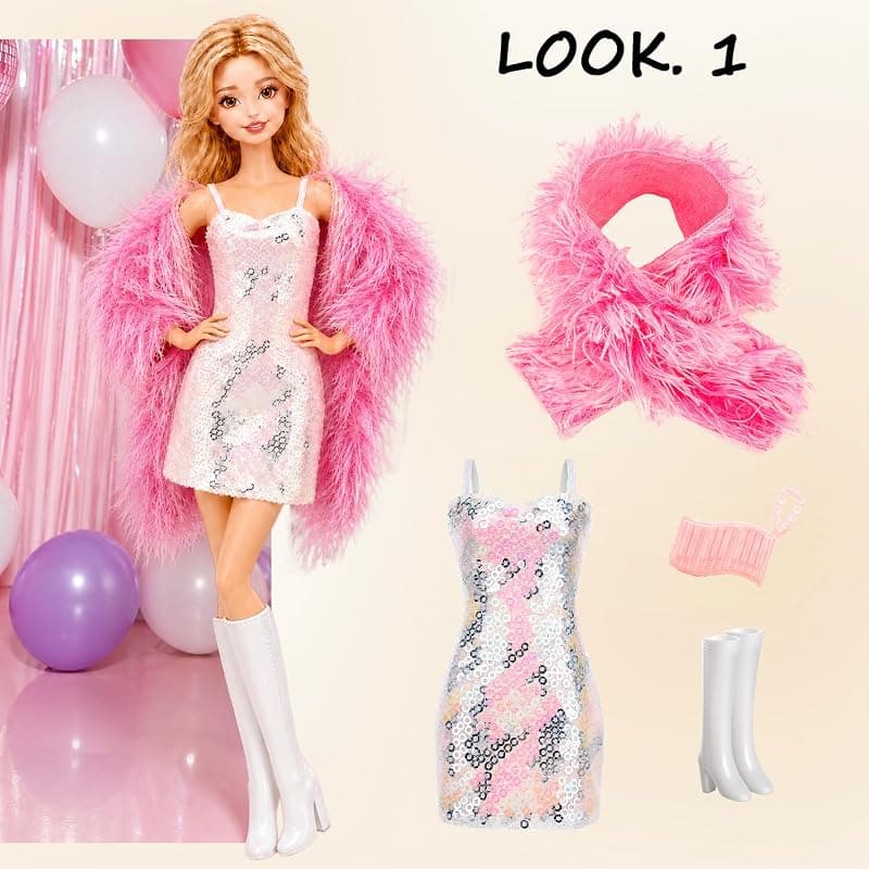 Fashion Girl Doll Clothes Accessories Set with 21 Pieces Designed for 11.5 Inch Fashion Dolls for Endless Styling Play and Creative Outfits — 2 of 5