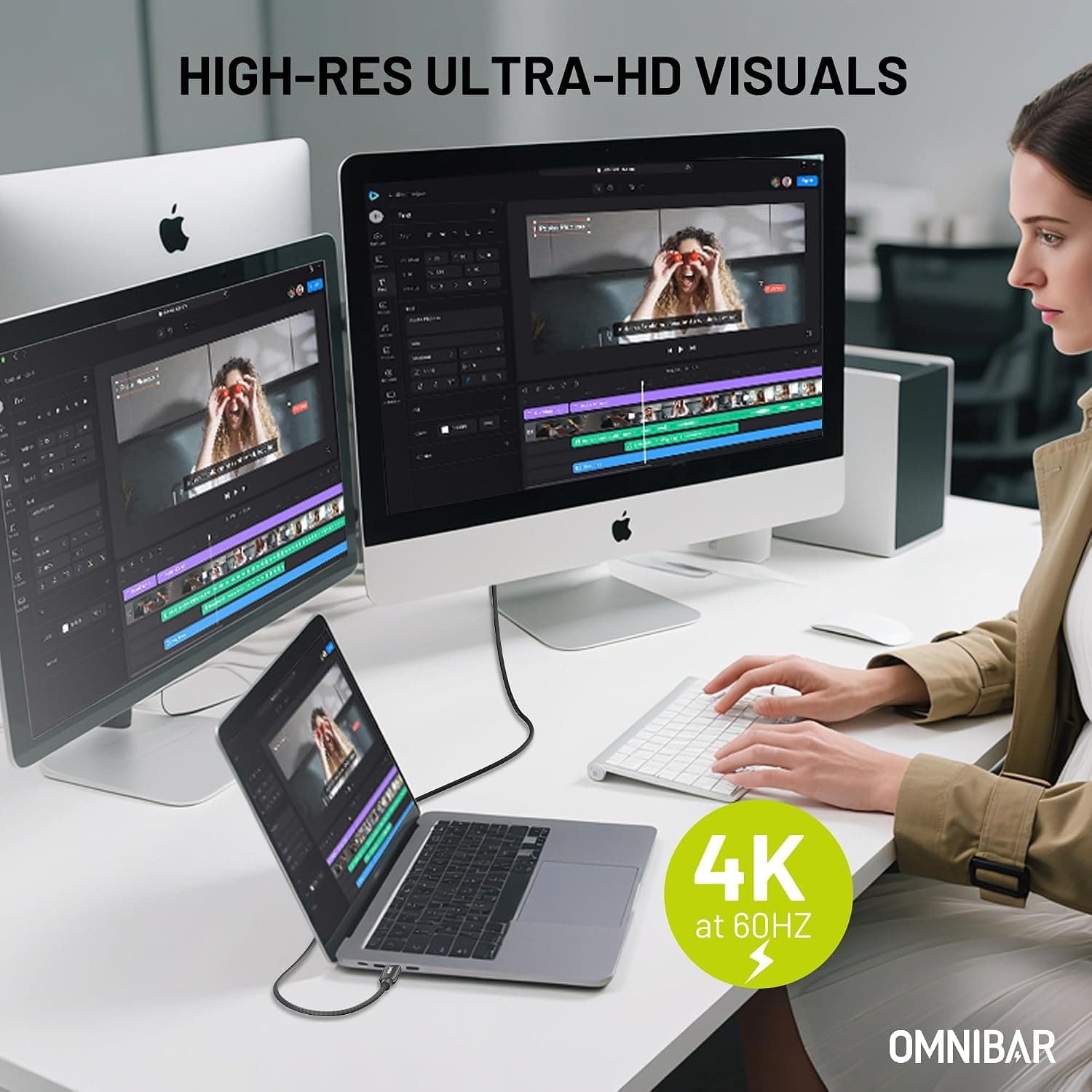 USB-C to USB-C Cable 3ft 240W Power Delivery Fast Charging, 20Gbps Data Transfer Speed, and Stunning 4K Video Support for All Modern Devices — 4 of 5