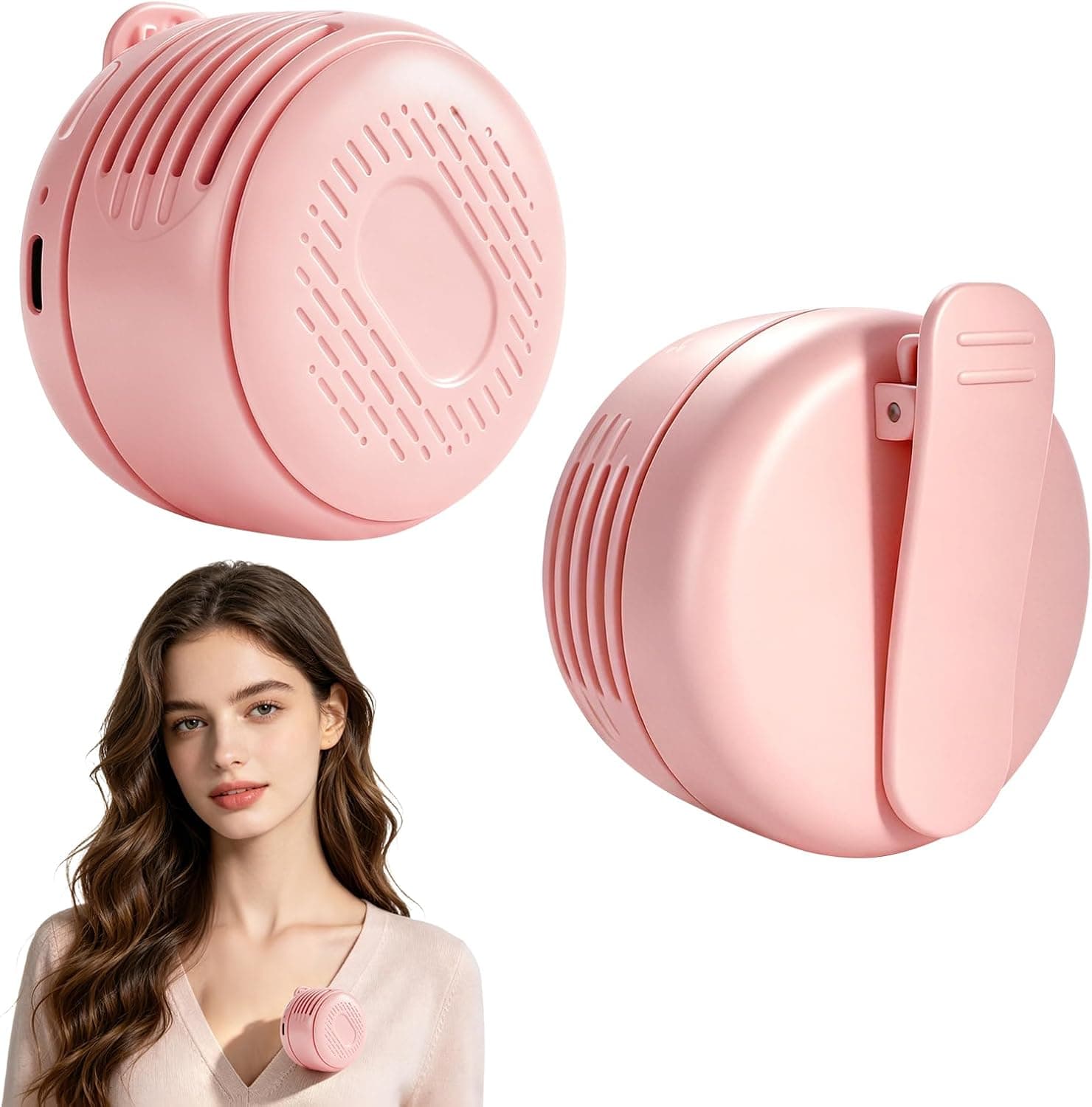Mini USB Rechargeable Clip-On Fan — 2 of 5