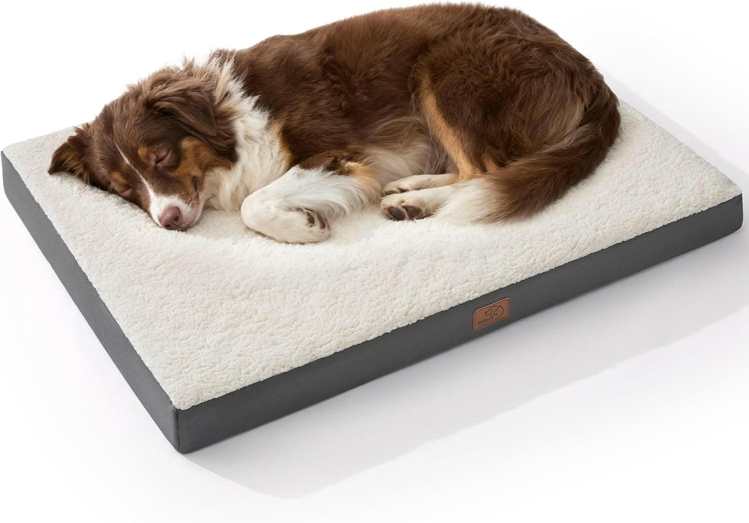 Washable Dog Bed 36x27in with Orthopedic Egg-Crate Support, CertiPUR-US Certified Foam, Machine Washable Cover and Anti-Slip Bottom — 2 of 5