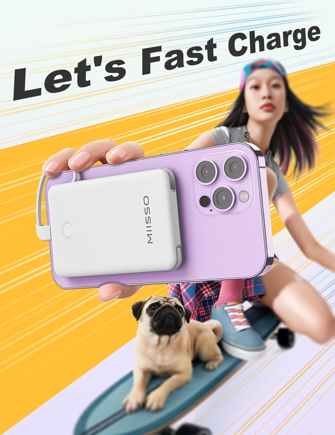 6000mAh Ultra Slim Power Bank Card Size Portable Charger with High Capacity Battery Backup and Compact Lightweight Pocket Design for Travel — 5 of 5