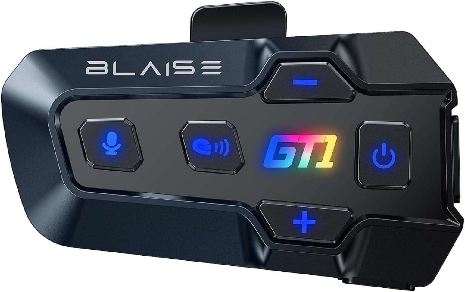 GT1 Motorcycle Bluetooth Headset with Clear Audio, Hands-Free Calling, Long Battery Life, and Weather-Resistant Design for Helmet Riders — 1 of 5