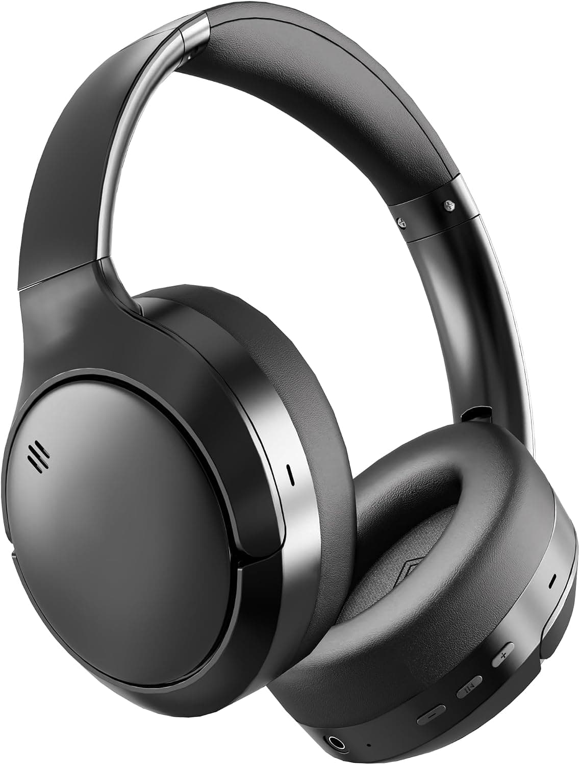 Bluetooth 6.0 Over-Ear Headphones with Active Noise Cancellation, Deep Bass, Built-In Mic and Long-Lasting Battery for All-Day Listening Comfort